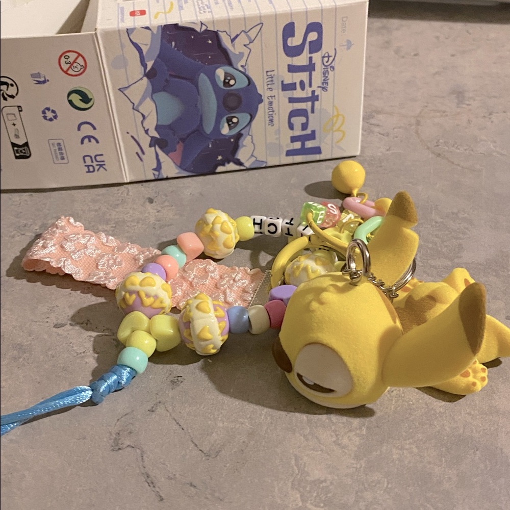 Disney Stitch Little Emotions Series Key Purse Charm
